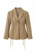VESTE BLAZER À LACETS