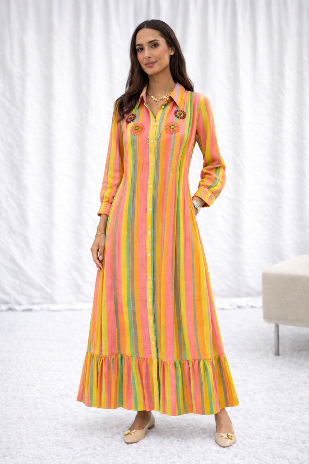 ROBE SYMPHONIE JAUNE
