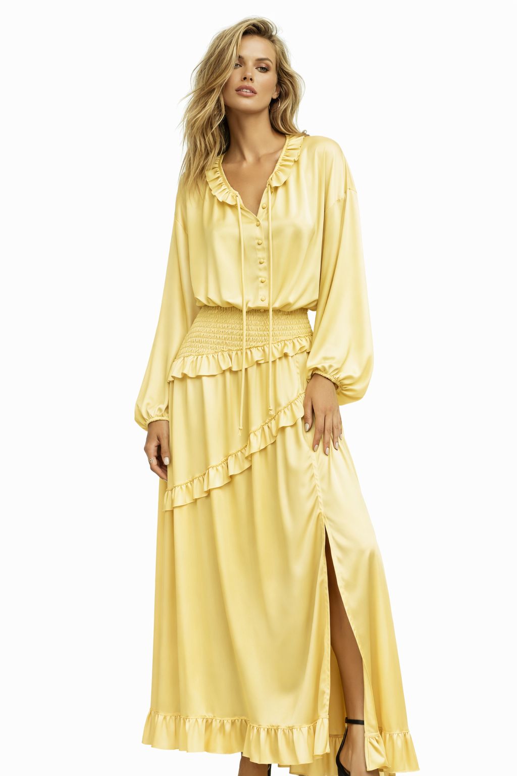 ROBE ESMERALDA JAUNE