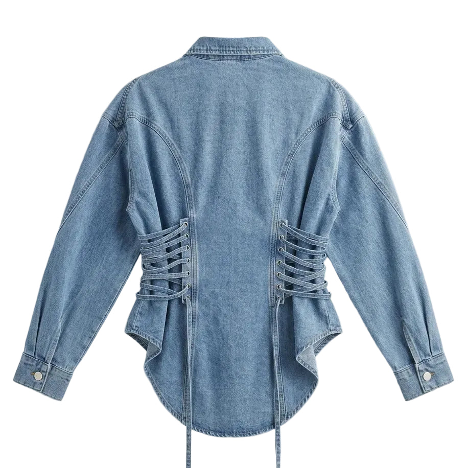 CHEMISE LACETS