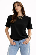 T-SHIRT ÉPAULETTES AVA (plusieurs coloris disponibles)