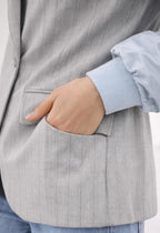 VESTE BOMBERS BLEU