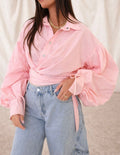 CHEMISE CROP LINA ROSE