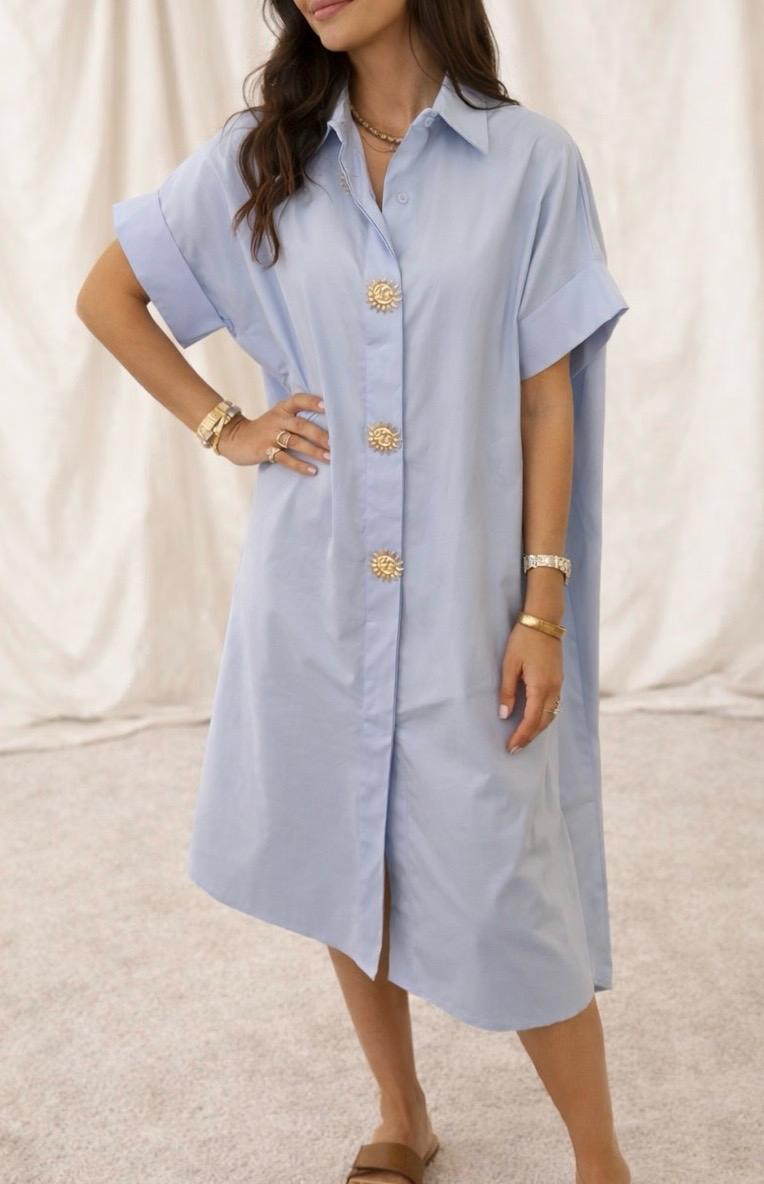ROBE CHEMISE SOLEIL (plusieurs coloris disponibles)