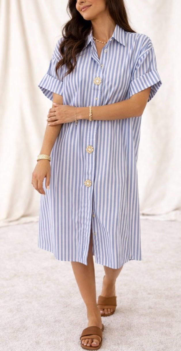 ROBE CHEMISE SOLEIL (plusieurs coloris disponibles)
