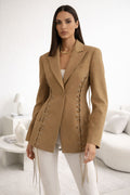 VESTE BLAZER À LACETS