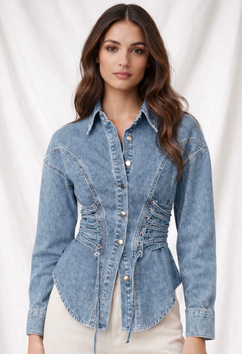 CHEMISE LACETS