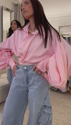 CHEMISE CROP LINA ROSE