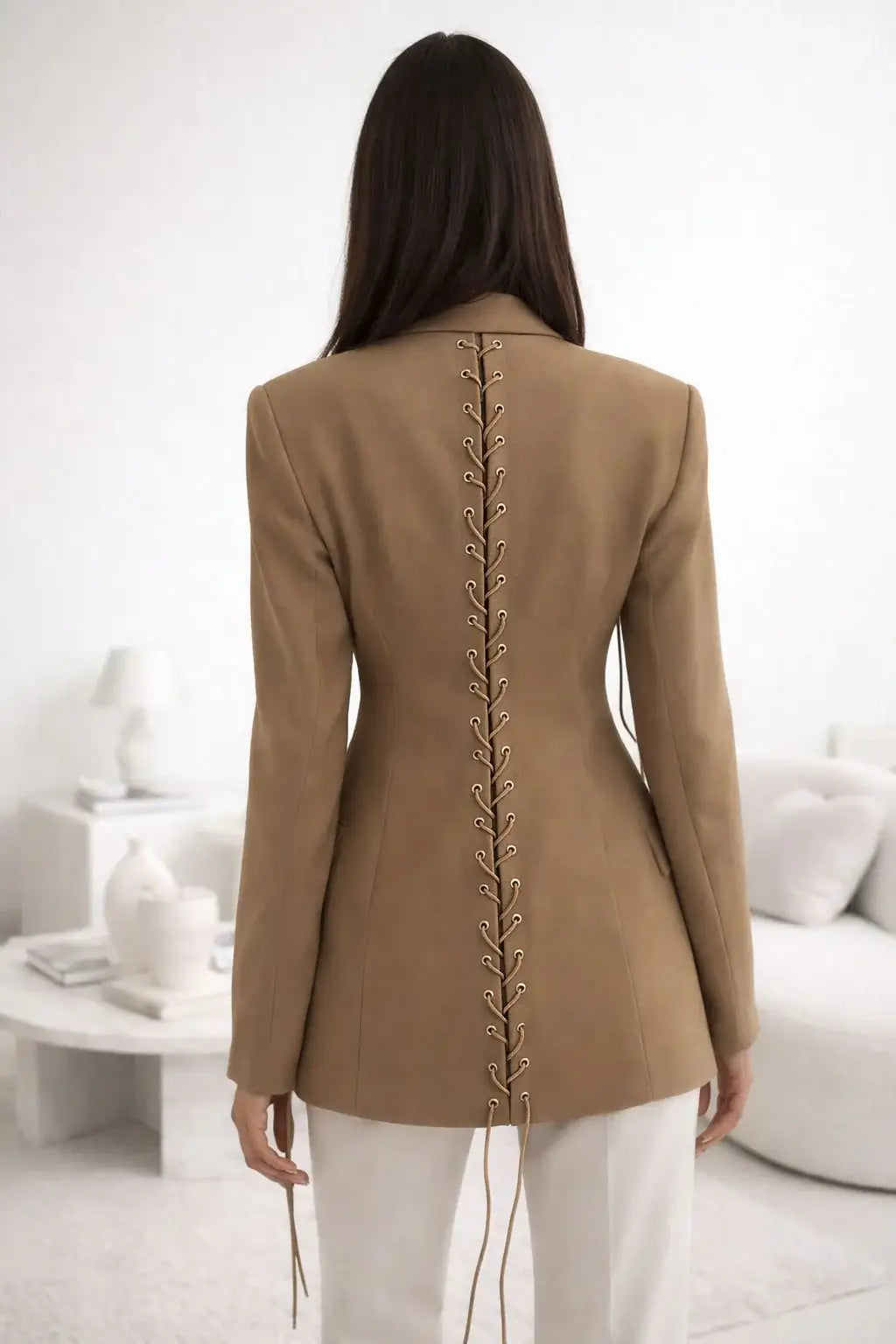 VESTE BLAZER À LACETS